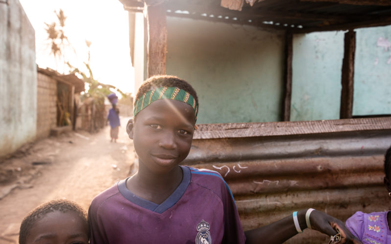 Kids in Gunjur, the Gambia, Africa.